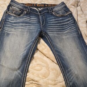 Rock Revival Blue Relaxed Men Jeans